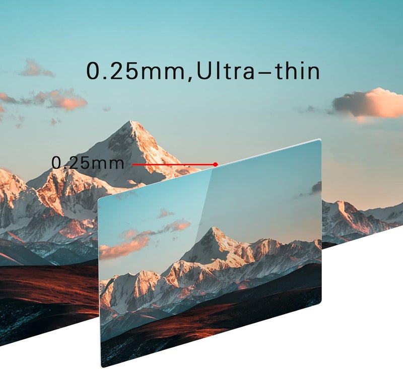 kinokoo Screen Protector for Panasonic GX7 GM1 GM1S GF7 G6, 0.25mm 9H Hardness Tempered Glass Film for GX7/GM1/GM1S/GF7/G6 camera - Bubble Free& Anti-Scratch&Anti-Finger Print (2 Pack) - Image 3